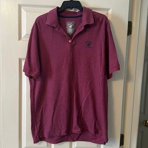 Beverly Hills Polo Club Polo Shirt. Light Maroon. Size L.